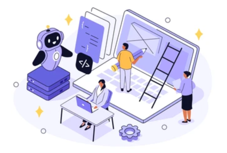 AI product engineering illustration
