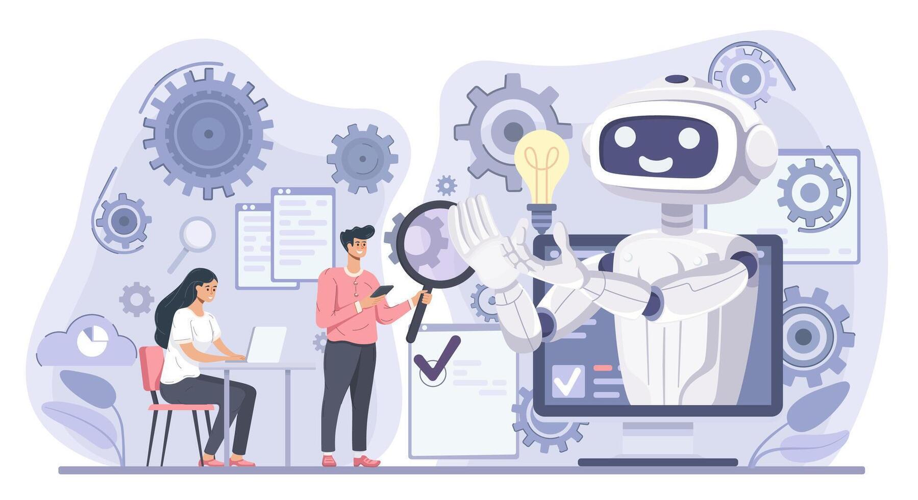 Automated systems illustration