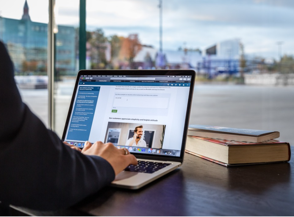 Learning platform, the kind of product our end-to-end development builds